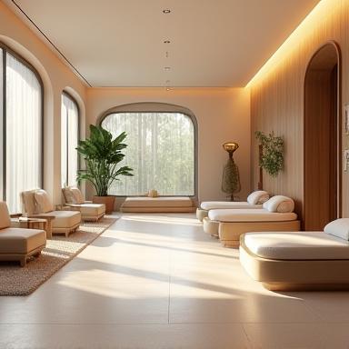 Intérieur d'Éclat Spa, décoration moderne et apaisante